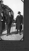 Генерал П.Н. Врангель, Э.Н. Фригеро и Н.М. Котляревский в Брюсселе, Март 1924 г.