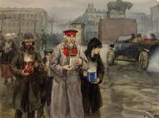 Голод на улицах Петрограда. 1918 - копия
