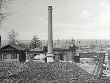 2308 верста. Водоподъемное здание близ станции Иланская. Строительный период 1912 г.