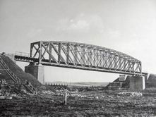 2884 верста. Сооружение моста через р. Залари. Строительный период 1908 г.