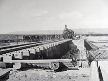 2283 верста. Мост через р. Иланку. Строительный период 1910 г.