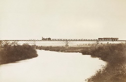 Фотография железнодорожного моста на реке Горань участка Вильно – Ровно