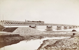 Фотография железнодорожного моста на реке Западный Буг участка Седлец – Малорыто