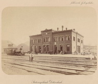 Станция в Валбжихе. 1867