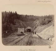 Однопутейный туннель между Вояновым и Тржчинском, 1865