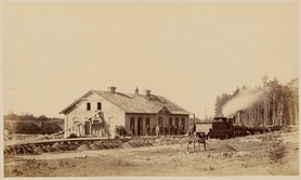 Недавно построенная станция Сулеювек, 1868