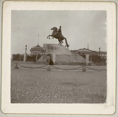 Статуя Петра Великого на коне в Санкт-Петербурге.