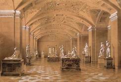 Виды залов Нового Эрмитажа. Зал новейшей скульптуры