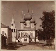 Петропавловская церковь. Вид с Петропавловской улицы. Ярославль.