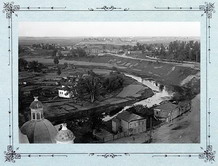Вид на восток с колокольни Воскресенский собор, 1909 г.