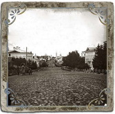 Московская улица, вид в центр города, 1907 год. Фотограф Сигсон Г.А. г. Кашин