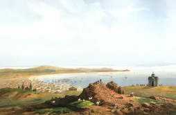 Общий вид Керченского залива с горы Митридат