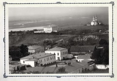 Путивль, 1907г.Вид на Никольскую церковь. Фотография сделана с колокольни Благовещенской церкви.