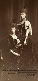 Императрица Мария Федоровна с сестрой вдовствующей английской королевой Александрой.