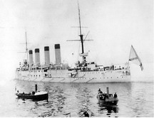 Броненосный крейсер 'Баян' перед Русско-Японской войной.