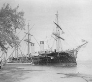 Крейсер I ранга 'Рюрик' в Суэцком канеле, 1895 г.