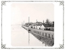 Наводнение 1908 г. Набарежная Дреера.