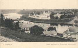 Вид на реку Волгу и Успенский монастырь.