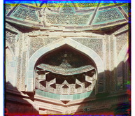 Бухарское ханство, г. Бухара. Деталь внутри гробницы Баян-Кули-Хан.