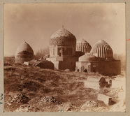 Самаркандская область. Самарканд. Мечеть Шах Зинде. Вид с северо-восточной стороны.