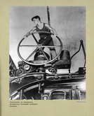Комсомолец за штурвалом. Целлюлозно-бумажный комбинат. Балахна. 1931 год