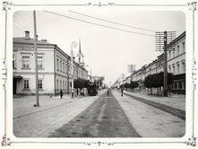 Общий вид Миллионной улицы. 1903 г. г. Тверь