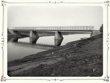 Общий вид моста через реку Волгу. 1903 г. г. Тверь