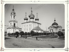 Общий вид на Преображенский собор и дворец Дмитрия. 1903 г. г. Тверь