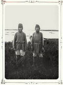 Ширковские рыболовы на озере Вселуг. 1903 г. Тверская губерния.