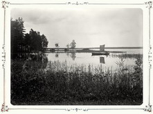 Вид Волги и озеро Пено. 1903 г. Тверская губерния