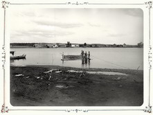 Вид Волги и озеро Пено. 1903 г. Тверская губерния, с. Изведево