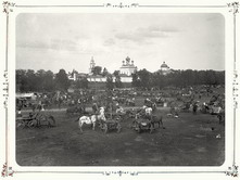 Базар в городе Селижарове. 1903 г. Селижаров посад.