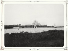 Монастырь «Нилова пустынь» на озере Селигер 1903 г. Тверская губерния.