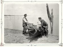 Осташковские рыболовы. 1903 г. г. Осташков, Тверская губерния