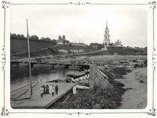 Общий вид города Ржева. 1903 г. Тверская губерния, г. Ржев