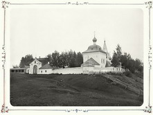 Вид на Макарьевский монастырь. 1894 г. с. Решма