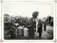 Поволжье Ложкарный базар в городе Семенове 1897.