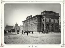 Общий вид здания биржи. к. XIX в. г. Саратов.