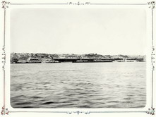Общий вид Нобелевского городка с реки Волги. 1894 г. г. Царицын.