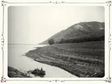 Вид на Жигулевские горы. Общий вид рыбацкого стана на Волге. 1894 г.
