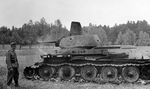 Танк Т-34 в Зушаволе 