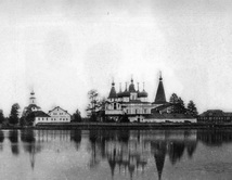Вид Антониево-Сийского монастыря с южной стороны, 1884-1886 гг.