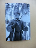 Красноармеец С. В. Жданов, лучший лыжник 70-й стрелковой дивизии. Январь 1940 г.