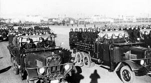 Парад 7 ноября 1940 года в Риге