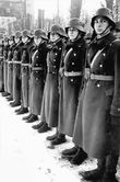 Солдаты 22-го эстонского территориального корпуса на параде в Таллине, 7 ноября 1940 года