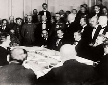 Подписание мирного договора между УНР и Центральными державами 27 января (9 февраля) 1918 года