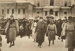 Прибытие немецкой делегации в Брест-Литовск