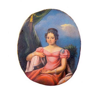 Портрет графини А.Ф.Закревской. 1810-е