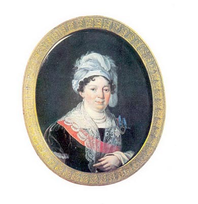 Портрет княгини Е.Н.Лопухиной. 1820-е