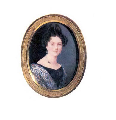 Портрет М.В.Фриш. 1820-е